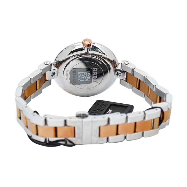 Jam Tangan Rado Coupole R22850163 Women Black Dial Dual Tone Stainless Steel Strap