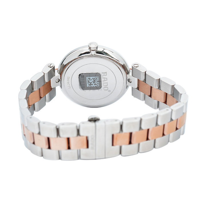Jam Tangan Rado Coupole Jubile R22852713 Women White Dial Dual Tone Stainless Steel Strap
