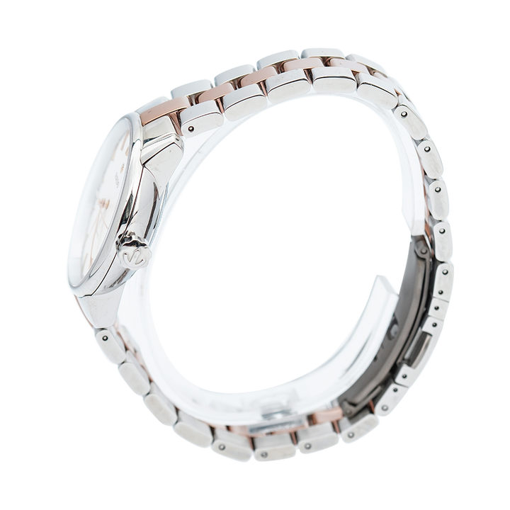 Jam Tangan Rado Coupole Classic R22862022 Automatic Women White Dial Dual Tone Stainless Steel Strap