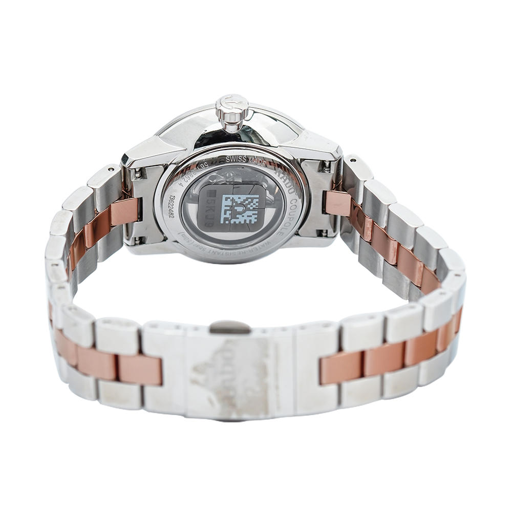 Jam Tangan Rado Coupole Classic R22862022 Automatic Women White Dial Dual Tone Stainless Steel Strap