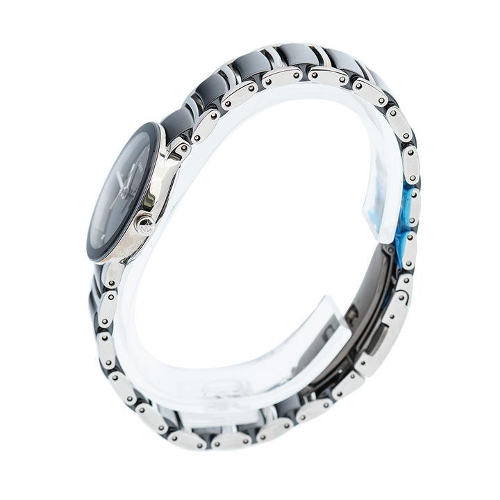 Jam Tangan Rado Centrix R30935712 Women Black Dial Stainless Steel Strap