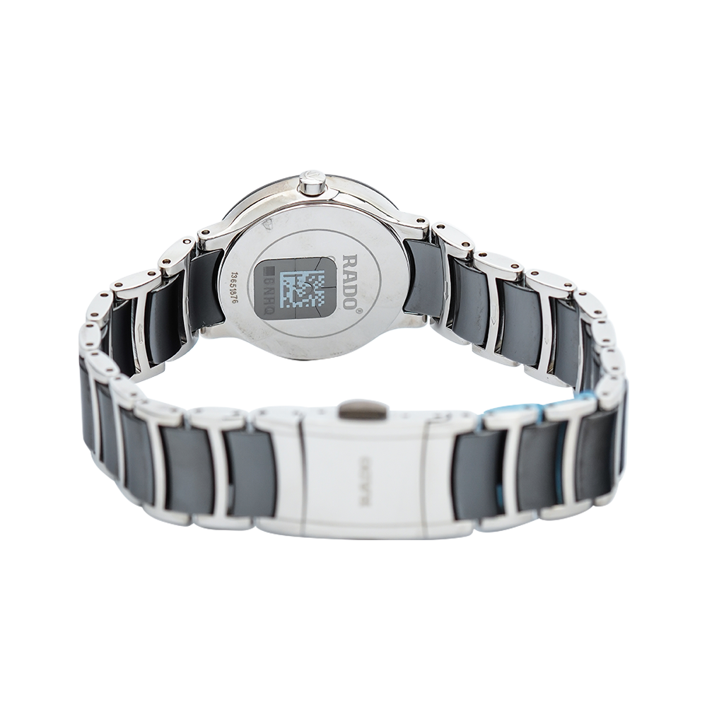 Jam Tangan Rado Centrix R30935712 Women Black Dial Stainless Steel Strap