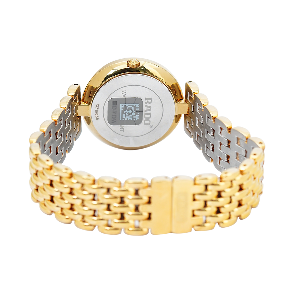 Jam Tangan Rado Florence R48743263 Men Gold Dial Gold Stainless Steel Strap