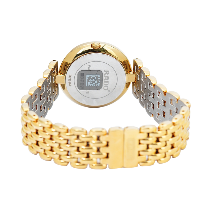 Jam Tangan Rado Florence R48743263 Men Gold Dial Gold Stainless Steel Strap