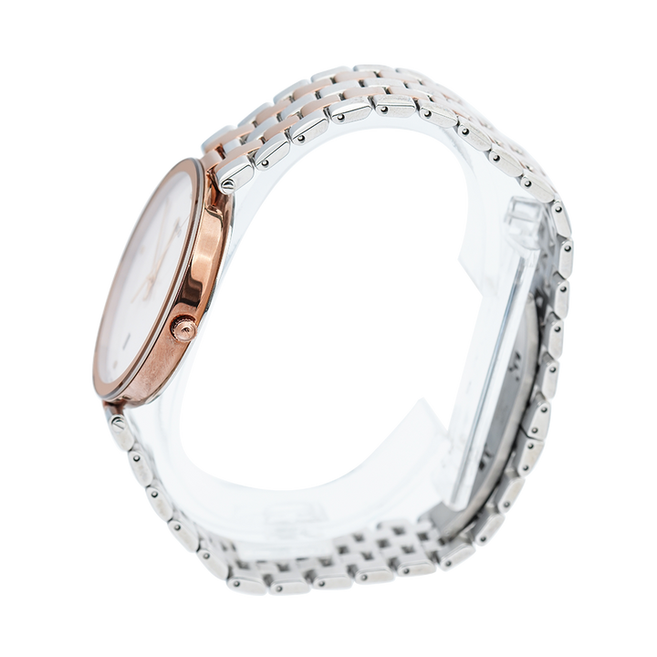 Jam Tangan Rado Florence R48869733 Men White Dial Dual Tone Stainless Steel Strap