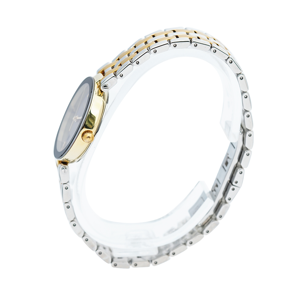 Jam Tangan Rado Florence Classic R48871153 Women Black Dial Dual Tone Stainless Steel Strap