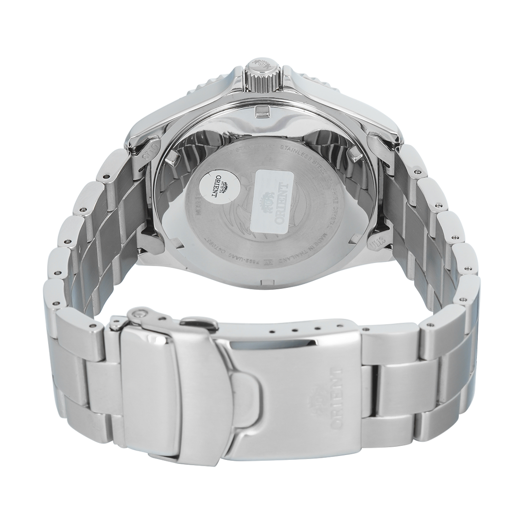 Jam Tangan Orient Kamasu Mako III Mechanical Sports RA-AA0002L Automatic Men Blue Dial Stainless Steel Strap