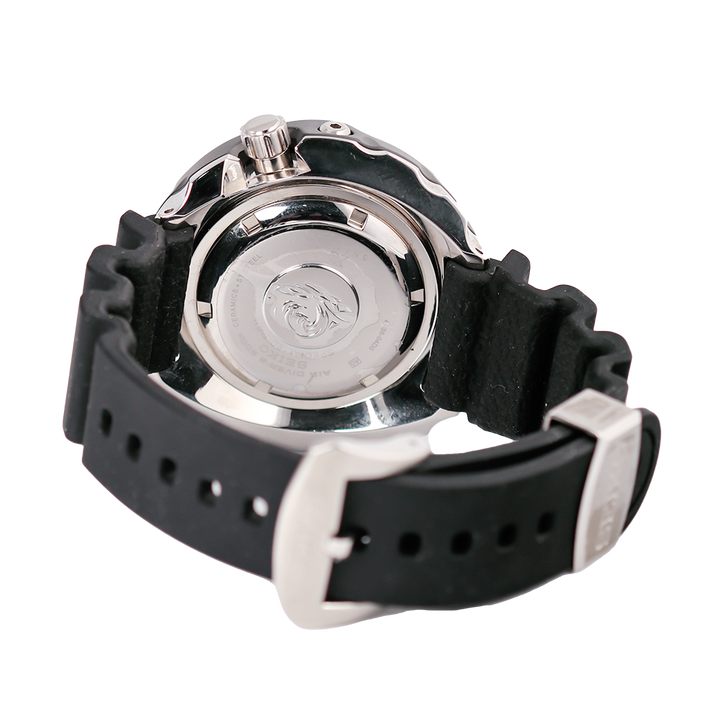 Jam Tangan Seiko Prospex Automatic Diver 200m Baby Tuna SRP655K1 Men Black Dial Black Rubber Strap SPECIAL EDITION