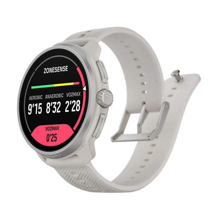 Jam Tangan SUUNTO SS051201000 Unisex - Suunto Race 2 Feather Gray Case with Matching Lightly Textured Silicone Strap