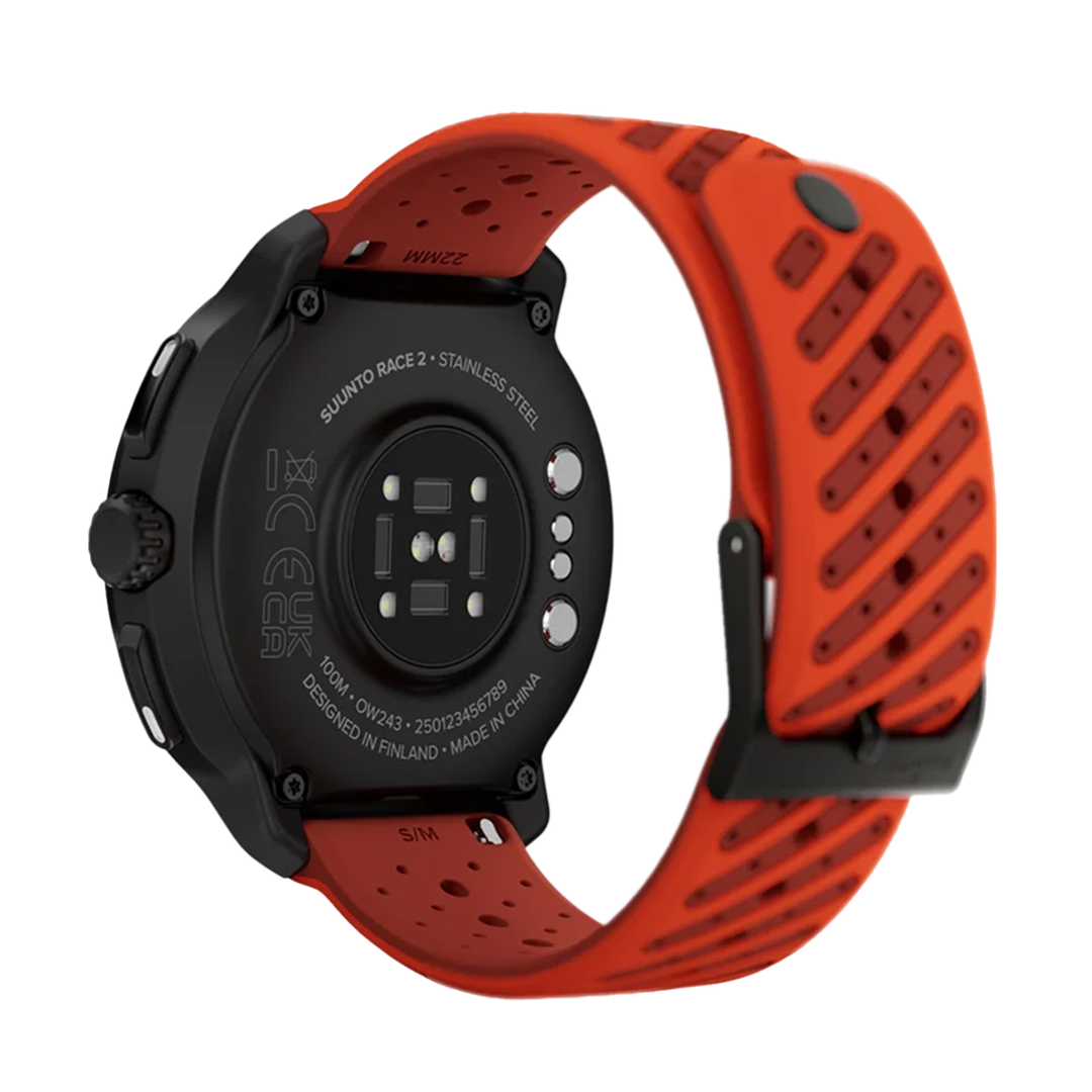Jam Tangan SUUNTO SS051241000 Unisex - Suunto Race 2 Coral Orange
