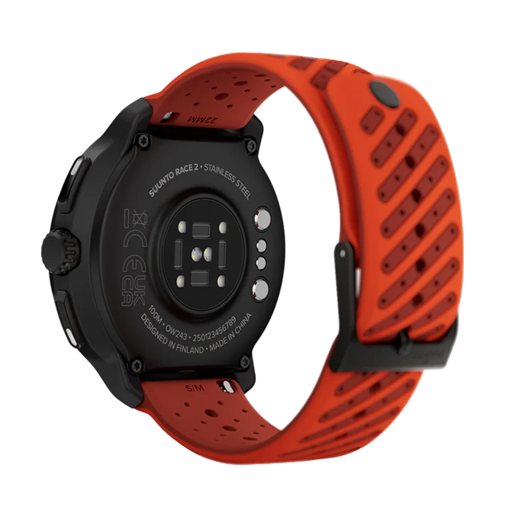 Jam Tangan SUUNTO SS051241000 Unisex - Suunto Race 2 Coral Orange