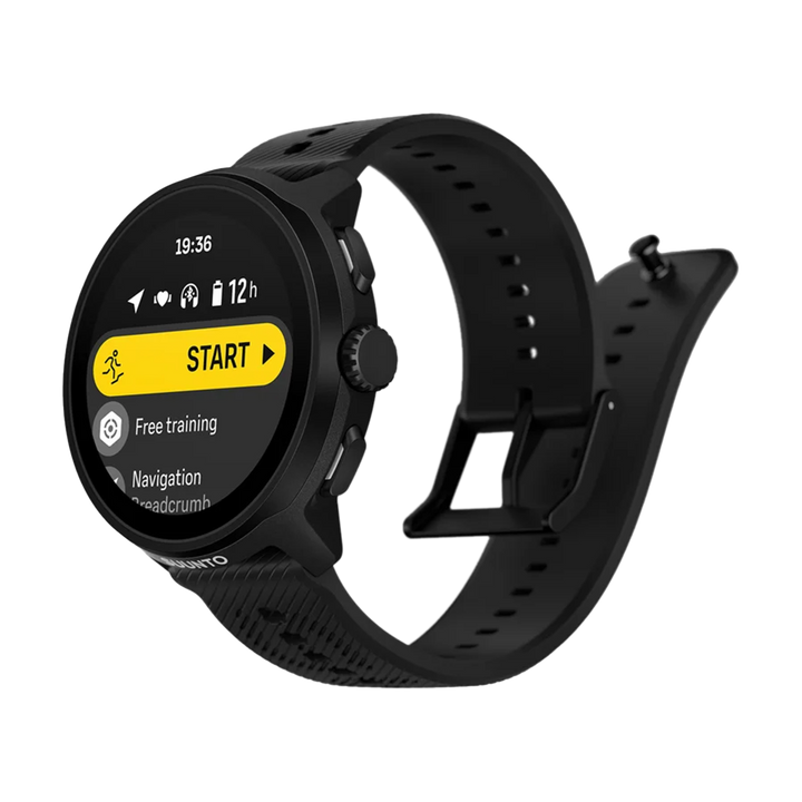 Jam Tangan SUUNTO SS051272000 Unisex - Suunto Run All Black with Silicone Strap