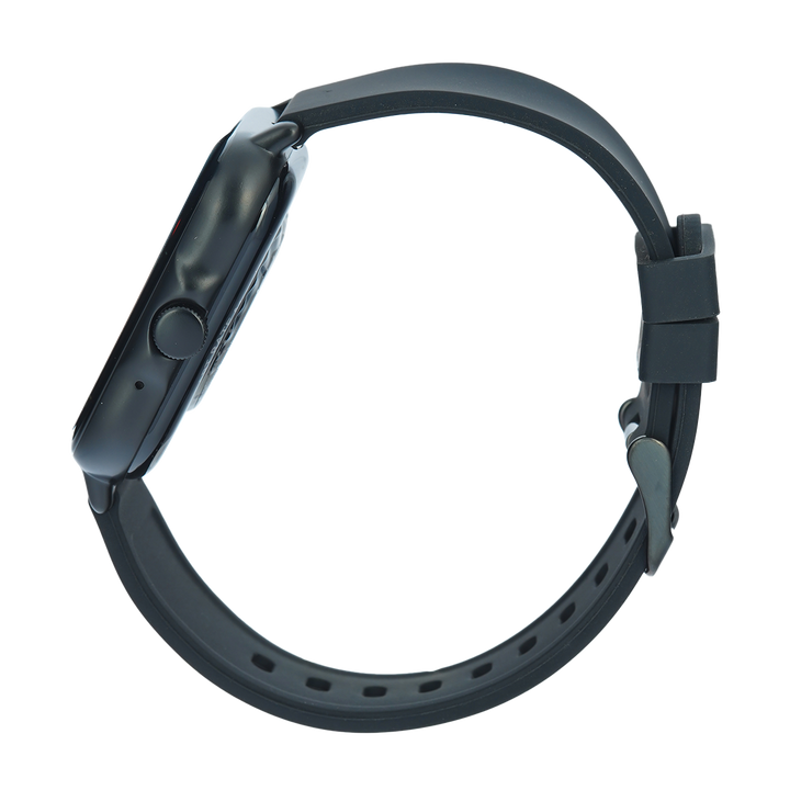 Jam Tangan FILA Smart Watch SW63B Unisex Full Screen Touch Display Black Silicone Strap