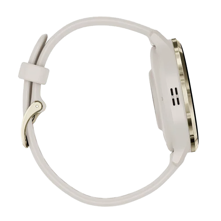 Jam Tangan Garmin Venue 3S VENU3SIVORYSOFTGOLD Unisex GPS Activity Tracker Watch