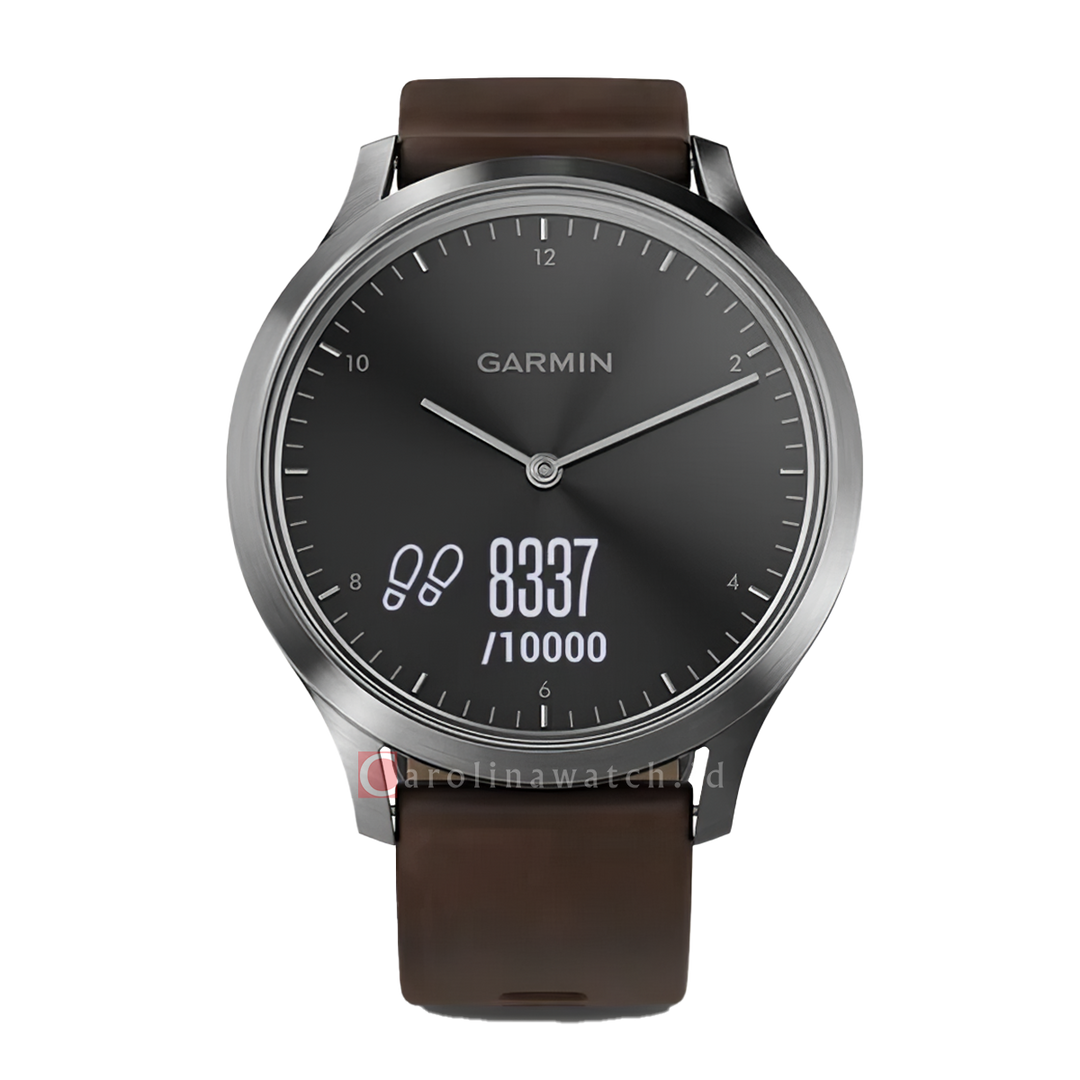 Jam Tangan Garmin VIVOMOVE HR PREMIUM B/S Unisex Premium Black-Silver