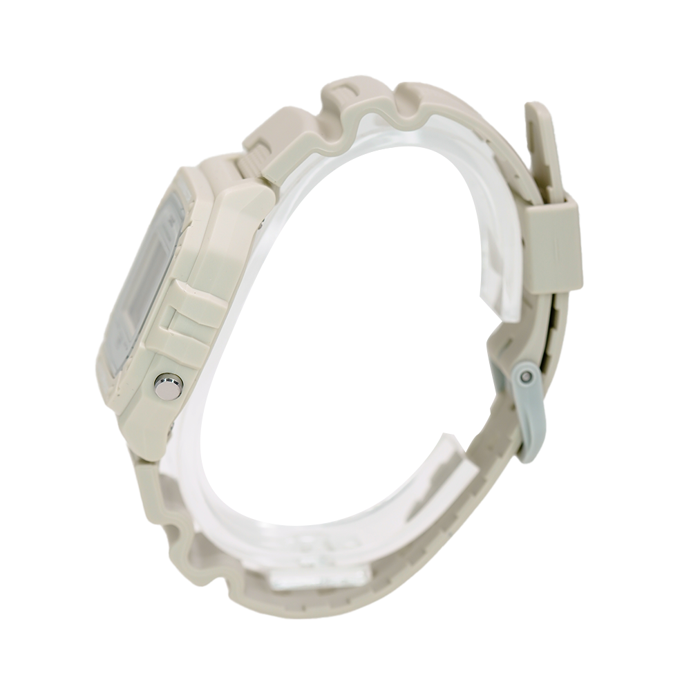 Jam Tangan Casio General W-218HC-8A Unisex Illuminator Digital Dial White Resin Band