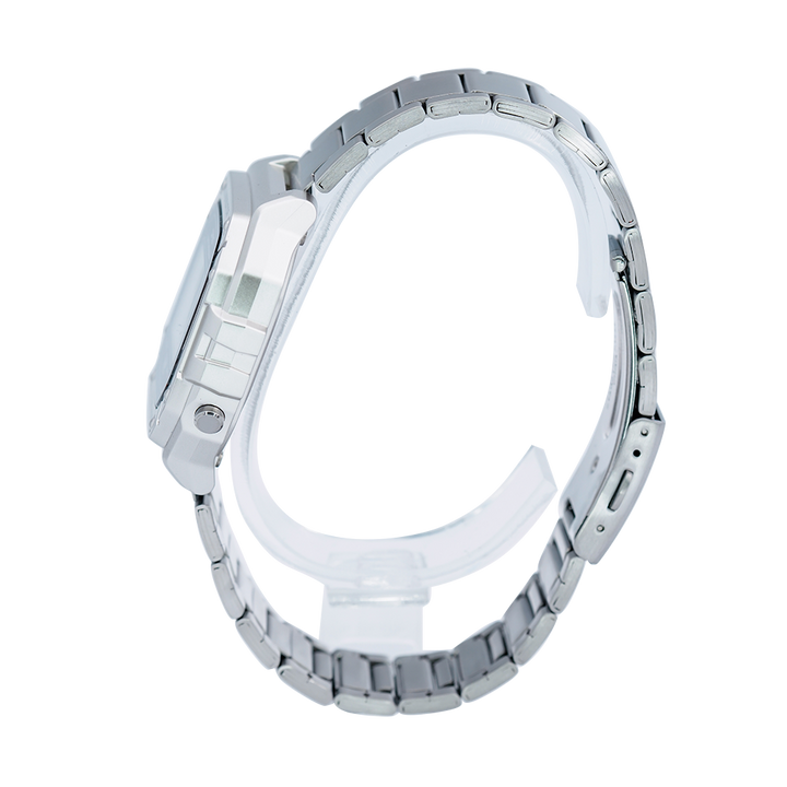 Jam Tangan Casio W-218HD-1A Men Digital Dial Stainless Steel Band