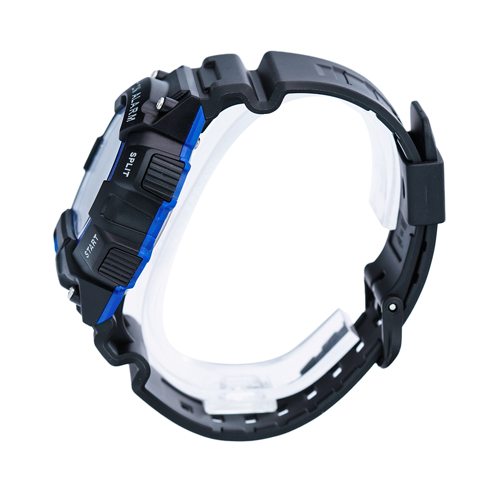 Jam Tangan Casio General W-736H-2A Men Digital Dial Black Resin Band