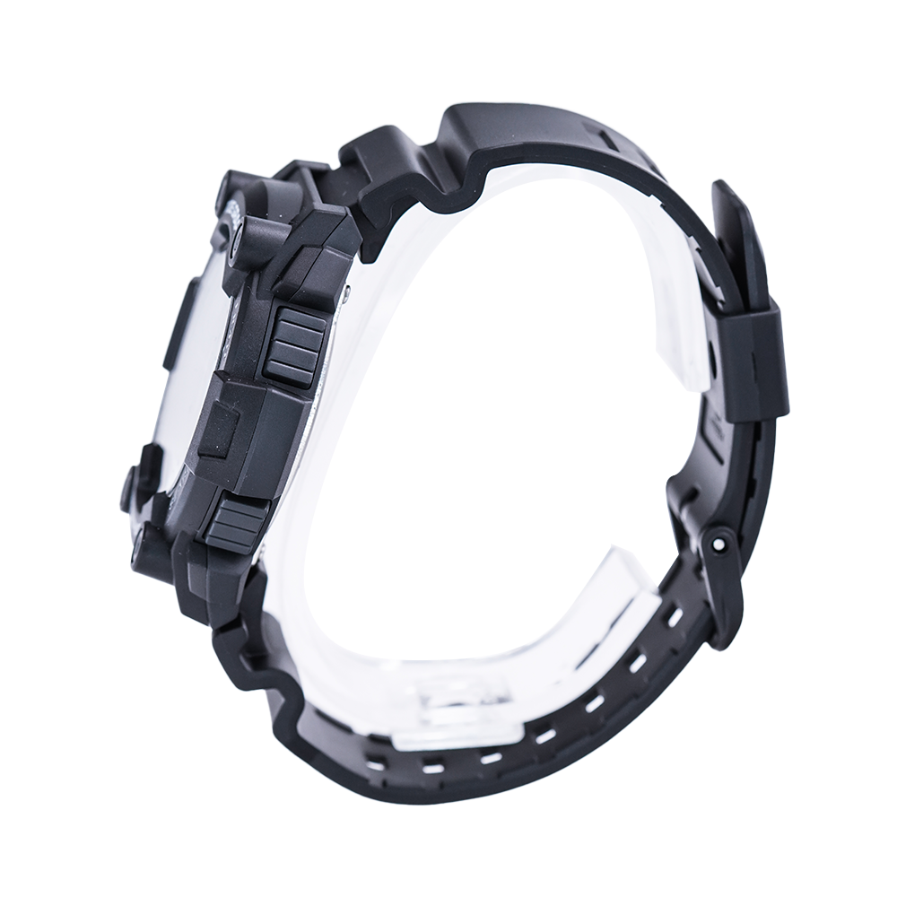 Jam Tangan Casio WS-1300H-1A Men Digital Dial Black Resin Band