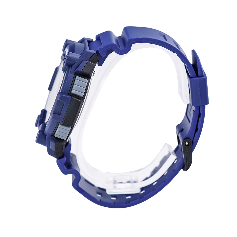 Jam Tangan Casio WS-1300H-2A Men Digital Dial Blue Resin Band