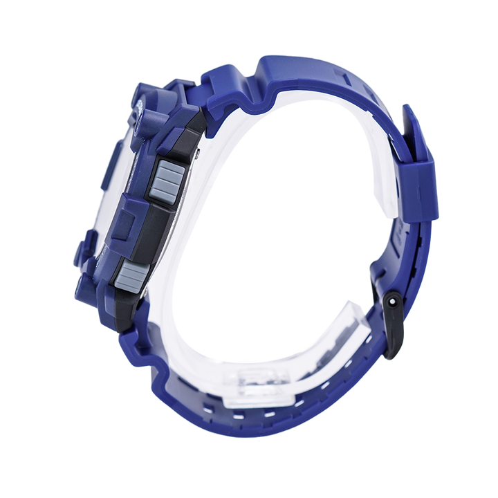 Jam Tangan Casio WS-1300H-2A Men Digital Dial Blue Resin Band