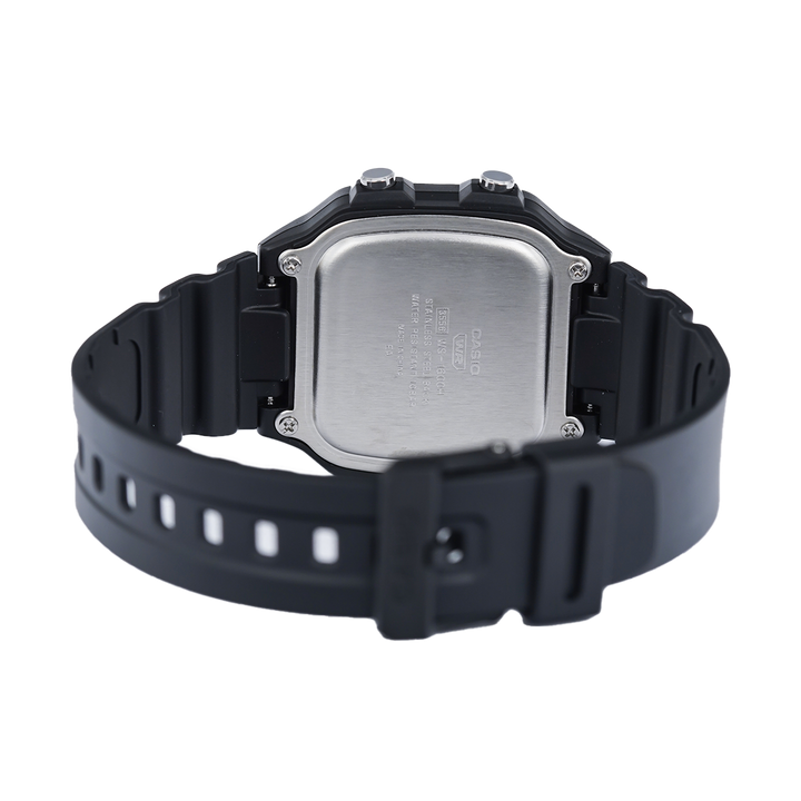 Jam Tangan Casio General WS-1600H-1A Men Digital Dial Black Resin Band
