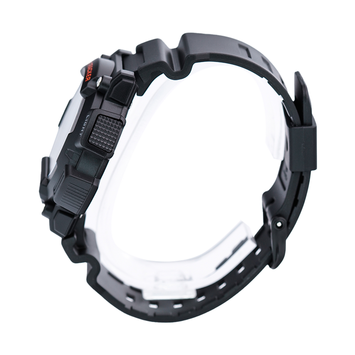 Jam Tangan Casio WS-2100H-1A Digital Dial Black Resin Band