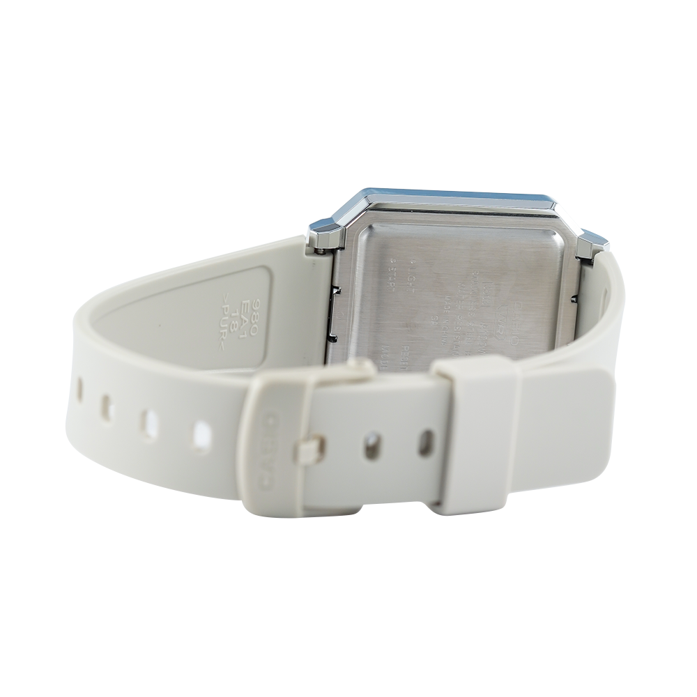 Jam Tangan CASIO Vintage A100WEF-8A Unisex Digital Dial Grey Resin Band
