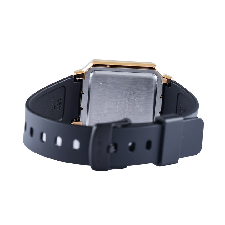 Jam Tangan Casio Vintage A100WEFG-9A Unisex Digital Dial Black Resin Band