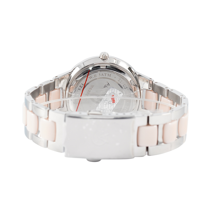 Jam Tangan Alexandre Christie Classic AC 2299 BFBSSLN Women Pink Dial Dual Tone Stainless Steel Strap