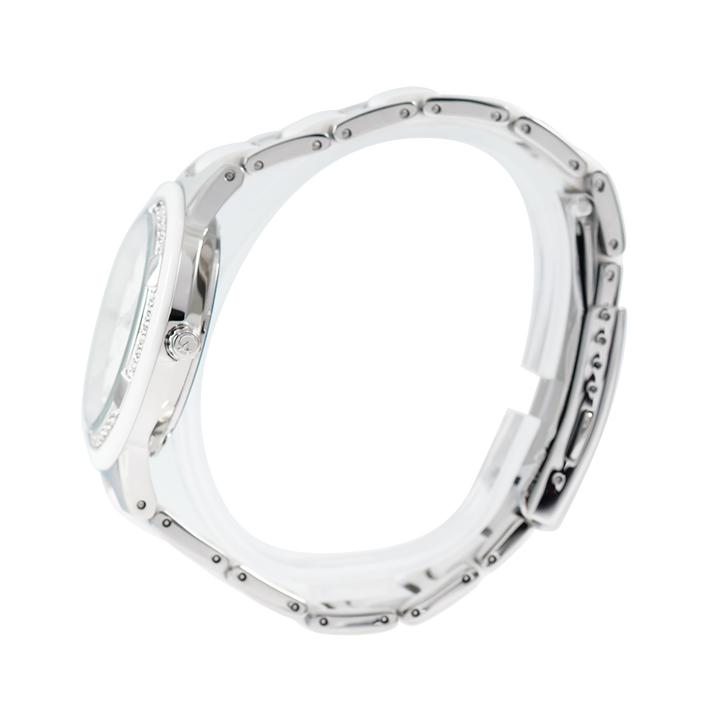 Jam Tangan Alexandre Christie Multifunction AC 2299 BFBSSSL Women Silver Dial Stainless Steel Strap