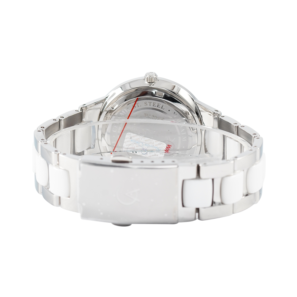 Jam Tangan Alexandre Christie Multifunction AC 2299 BFBSSSL Women Silver Dial Stainless Steel Strap