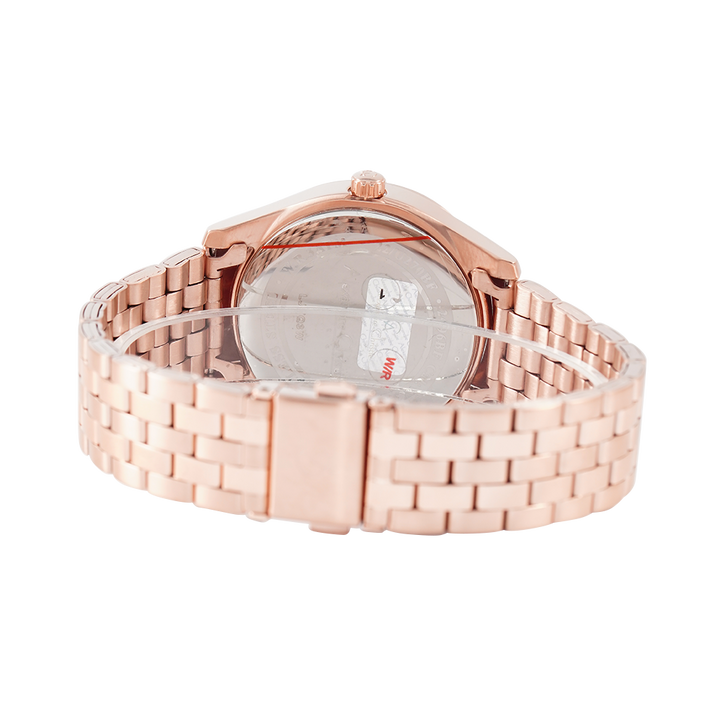 Jam Tangan Alexandre Christie AC 2496 BFBRGLN Rose Gold Dial Rose Gold Stainless Steel Strap