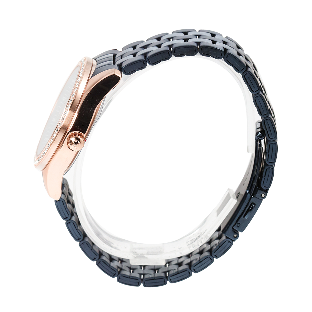 Jam Tangan Alexandre Christie AC Fashion AC 2496 BFBURBU Women Blue Dial Blue Stainless Steel Strap