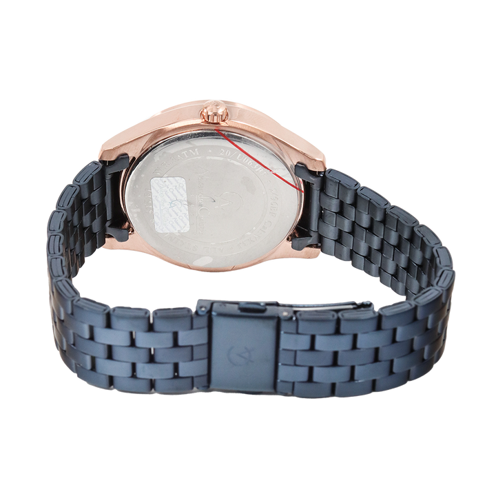 Jam Tangan Alexandre Christie AC Fashion AC 2496 BFBURBU Women Blue Dial Blue Stainless Steel Strap