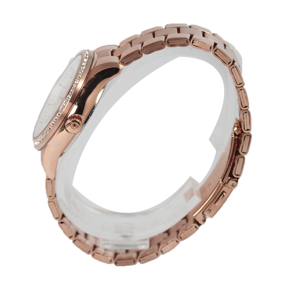 Jam Tangan Alexandre Christie Multifunction AC 2827 BFBRGSL Women Silver Dial Rose Gold Stainless Steel Strap