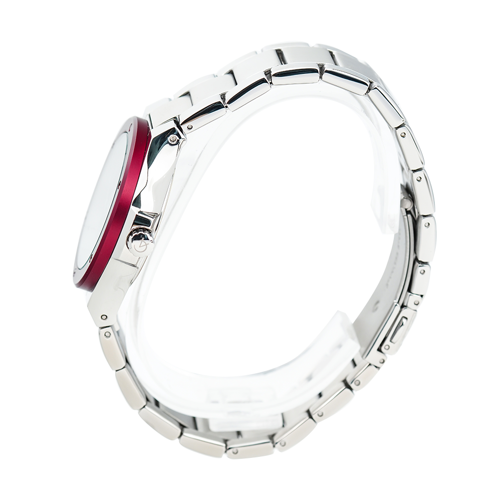 Jam Tangan Alexandre Christie Passion AC 2913 BFBSSRE Women Red Dial Stainless Steel Strap