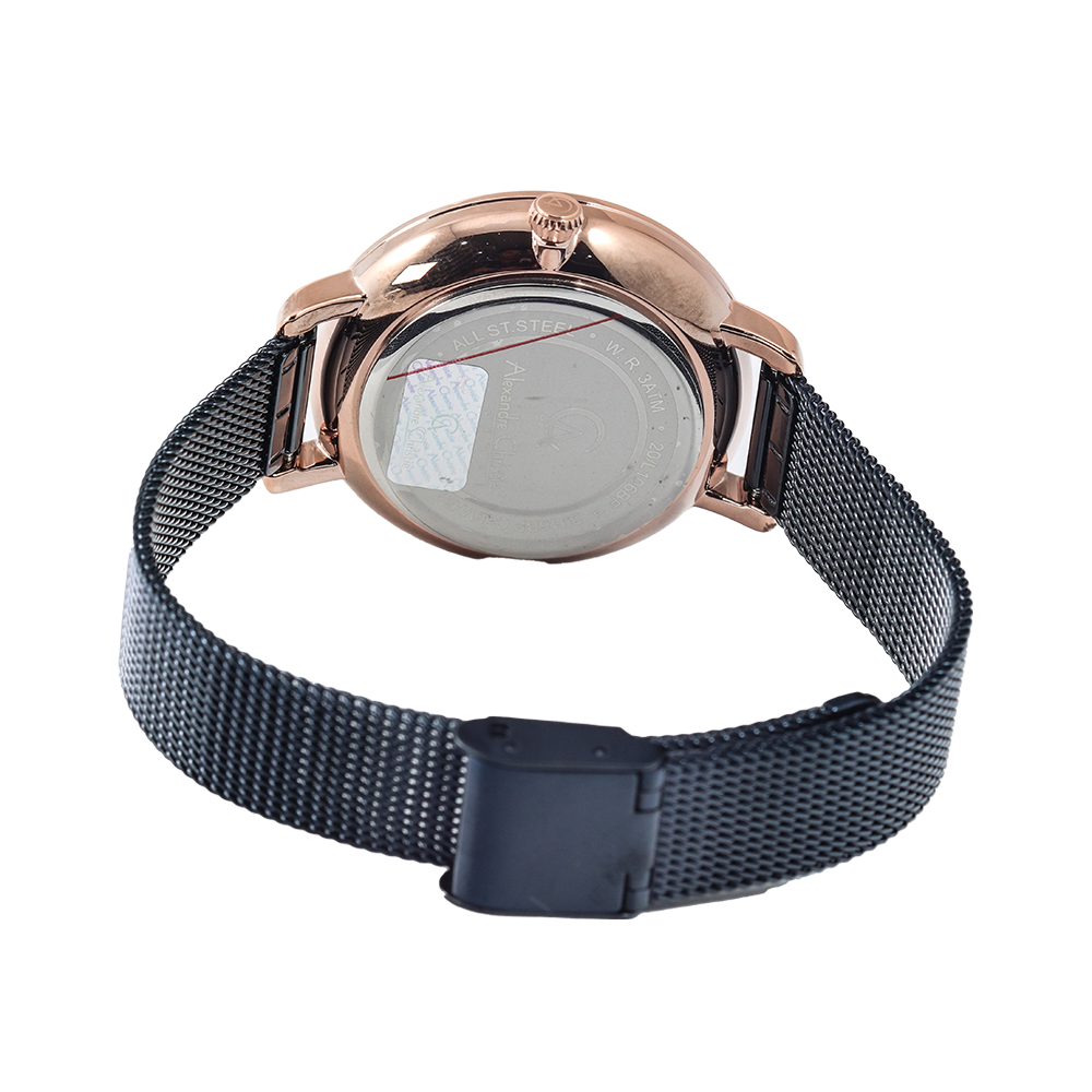 Jam Tangan Alexandre Christie Passion AC 2916 BFBURBU Women Blue Dial Blue Stainless Steel Strap