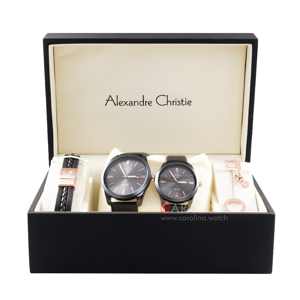 Jam Tangan Alexandre Christie AC 8668 M/LDLEPGR Couple