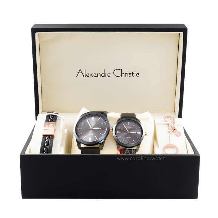 Jam Tangan Alexandre Christie AC 8668 M/LDLEPGR Couple