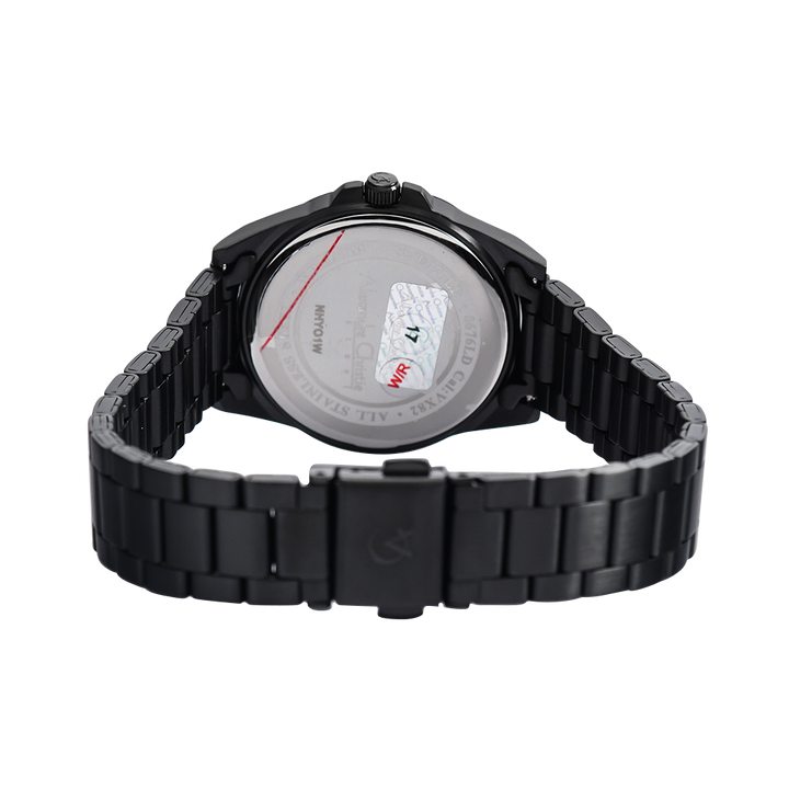 Jam Tangan Alexandre Christie Classic Steel AC 8676 LDBIPBARG Women Black Dial Black Stainless Steel Strap