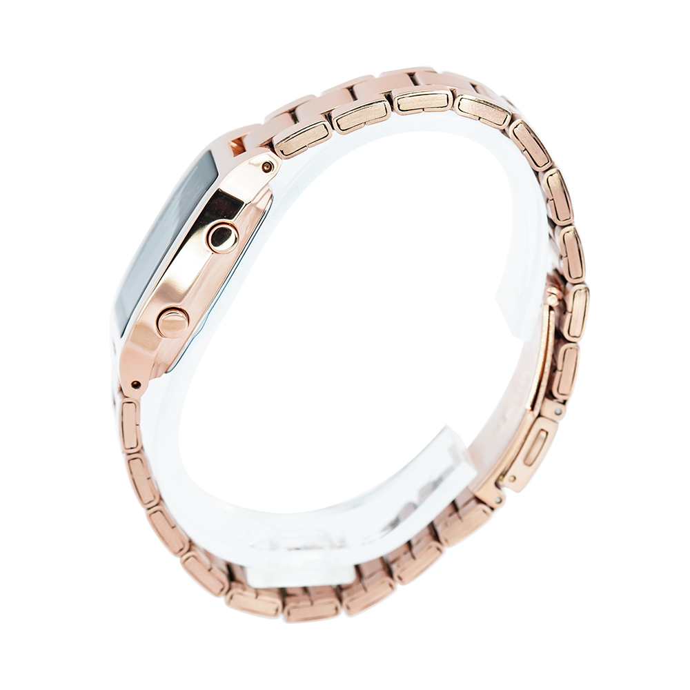 Jam Tangan Alexandre Christie AC 9345 LHBRGBA Women Digital Dial Rose Gold Stainless Steel Strap