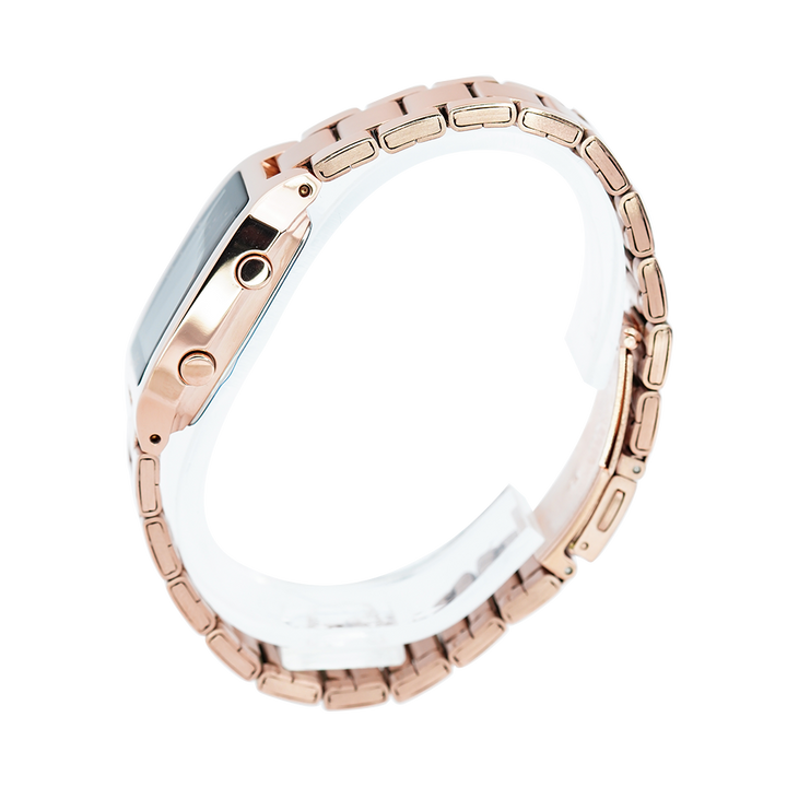 Jam Tangan Alexandre Christie AC 9345 LHBRGBA Women Digital Dial Rose Gold Stainless Steel Strap