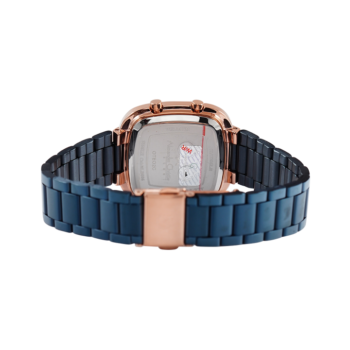 Jam Tangan Alexandre Christie Digi AC 9356 LHBURBU Women Digital Dial Blue Stainless Steel Strap