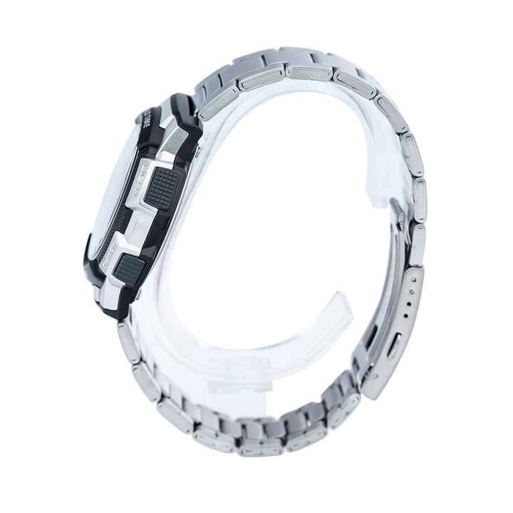 Jam Tangan Casio General AE-1100WD-1A Men Digital Dial Stainless Steel Band