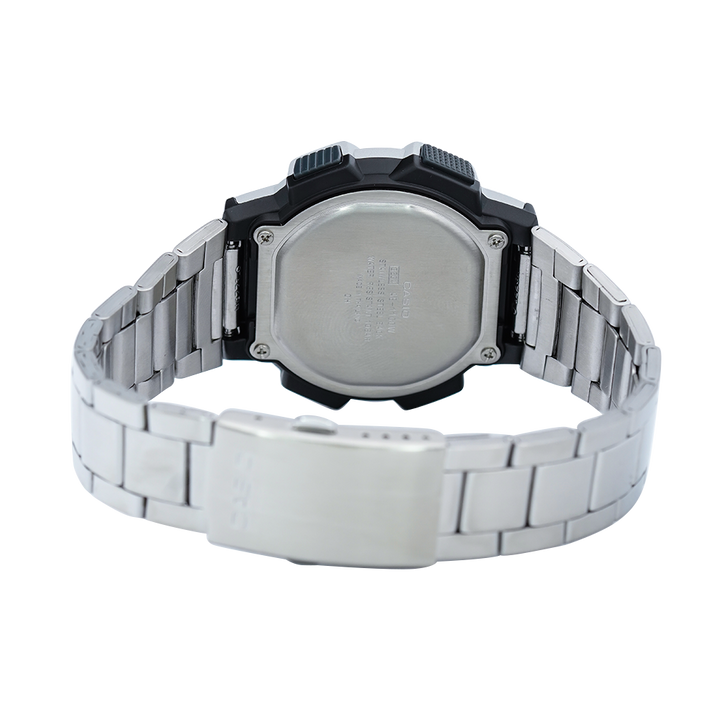 Jam Tangan Casio General AE-1100WD-1A Men Digital Dial Stainless Steel Band