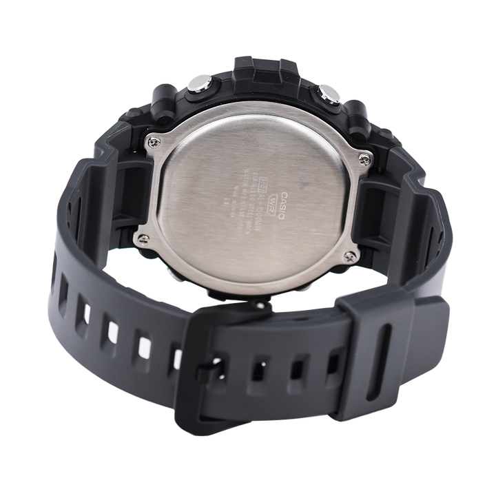 Jam Tangan Casio Standard AE-1500WH-8B Men Black Digital Dial Grey Resin Band