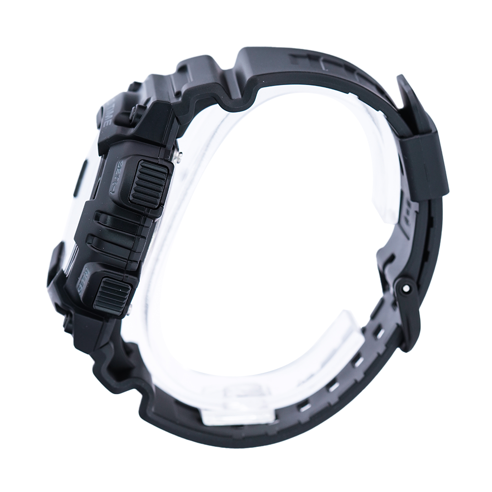 Jam Tangan Casio Youth AEQ-110W-1A2 Men Black Analog-Digital Dial Black Resin Band