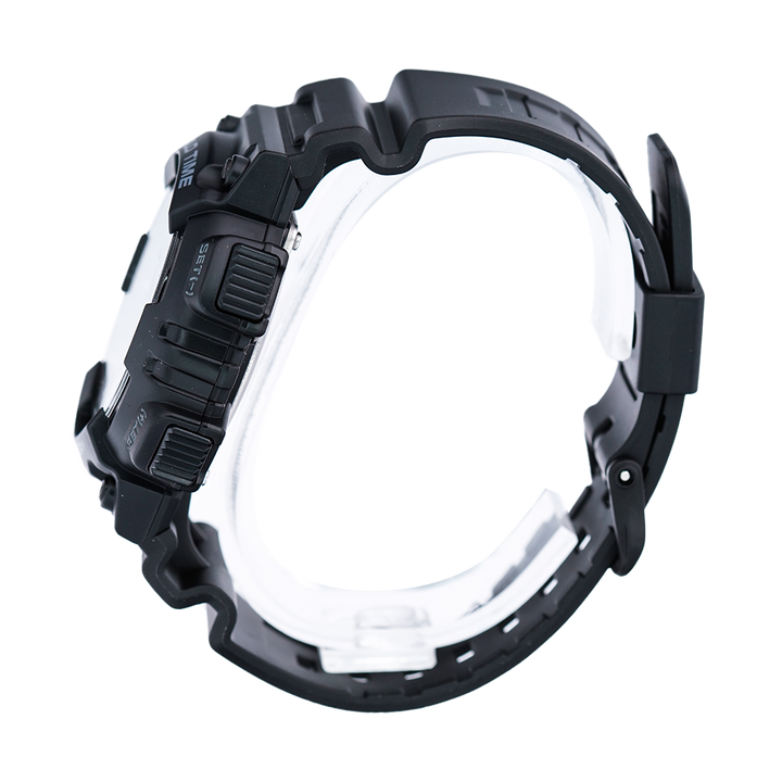 Jam Tangan Casio General AEQ-110W-1B Men Digital Analog Dial Black Resin Band