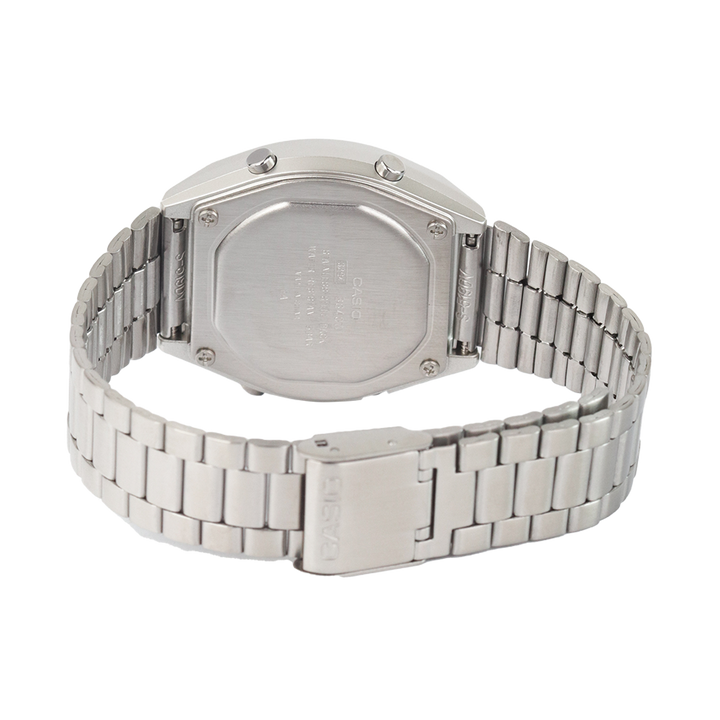 Jam Tangan Casio B640WD-1A Unisex Digital Dial Stainless Steel Band